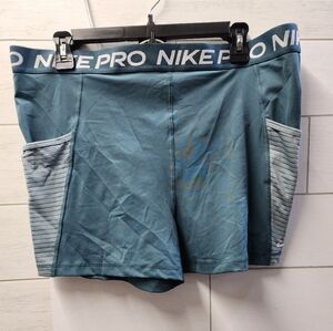 Nike Pro Women's Blue Shorts